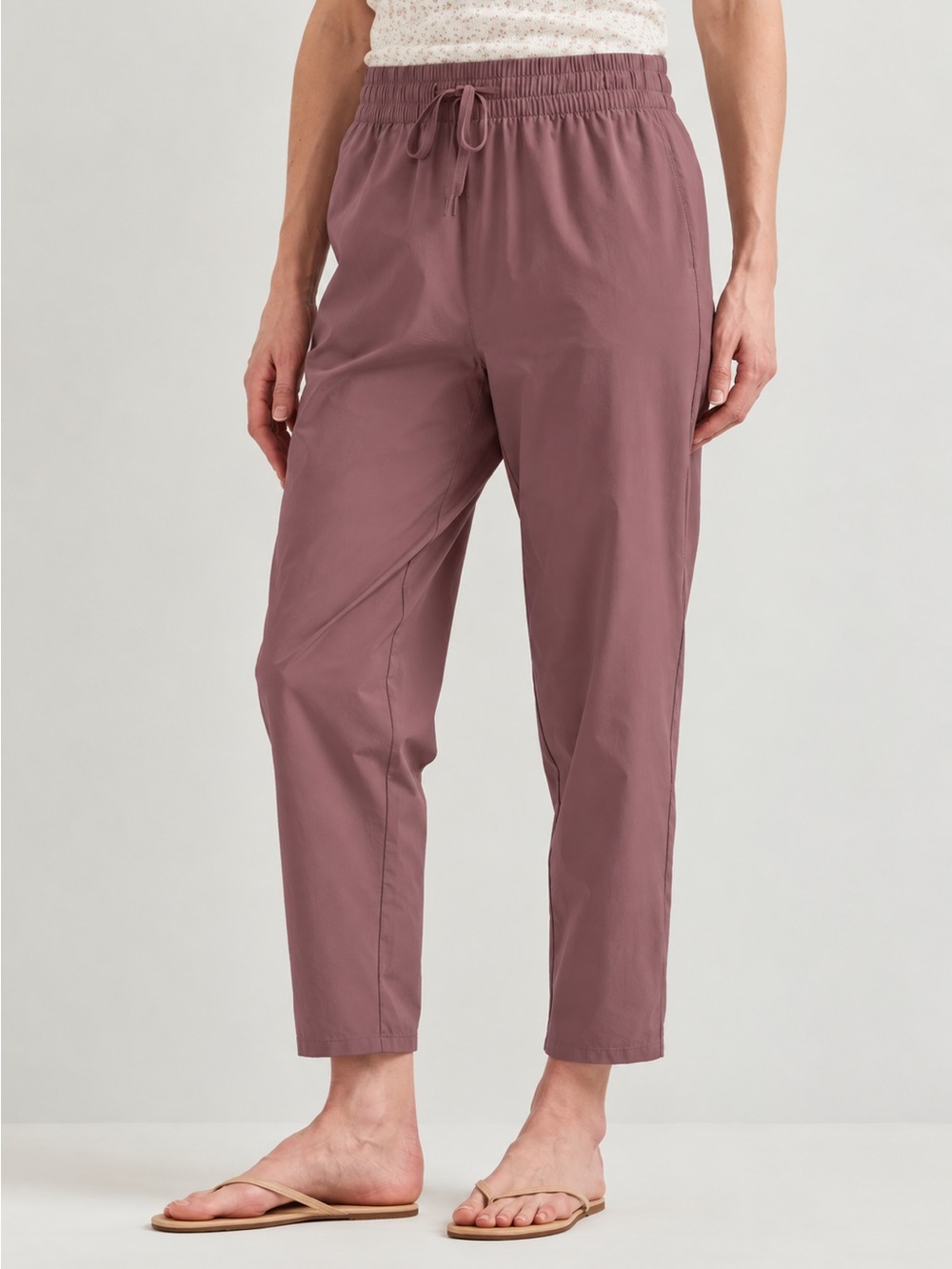 Eddie Bauer Mauve Drawstring Track Pants